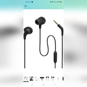 JBL Endurance Run 2 Wired - Waterproof in-Ear Sport Headphones - Black